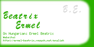 beatrix ermel business card